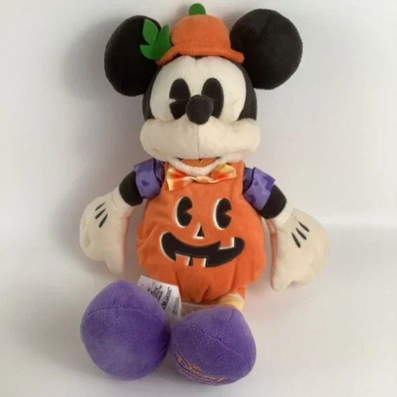 Disney Mickey Minnie Halloween Costume 15" Plush Stuffed Toy Pumpkin Witch 2020 - Picture 2 of 8